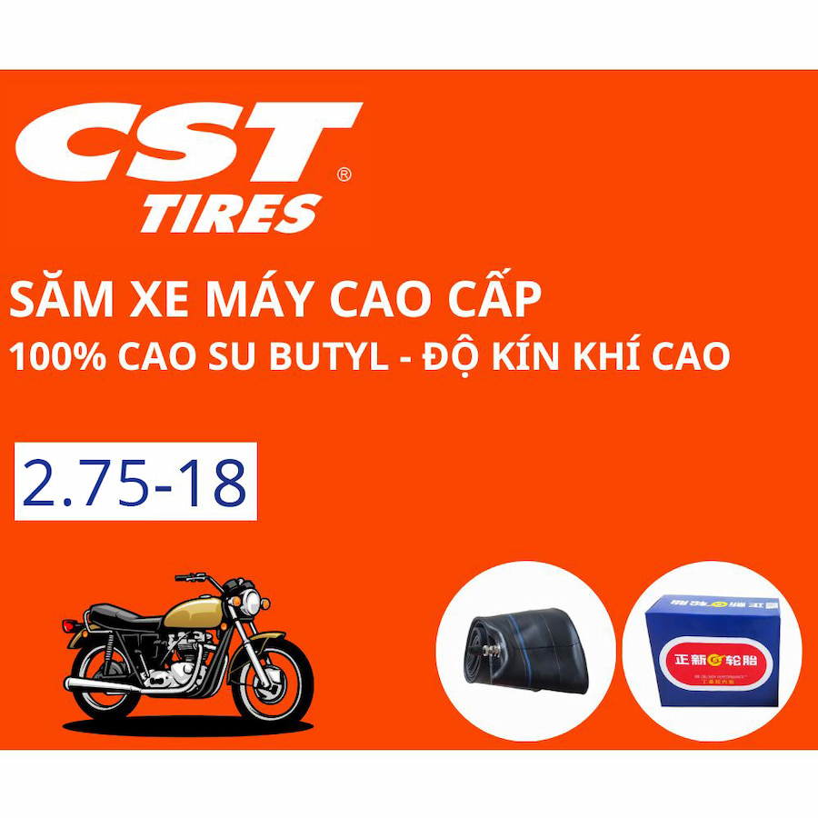 SĂM XE RUỘT XE CHENGSHIN 2.75-18 80/90-18 80/100-18 90/80-18